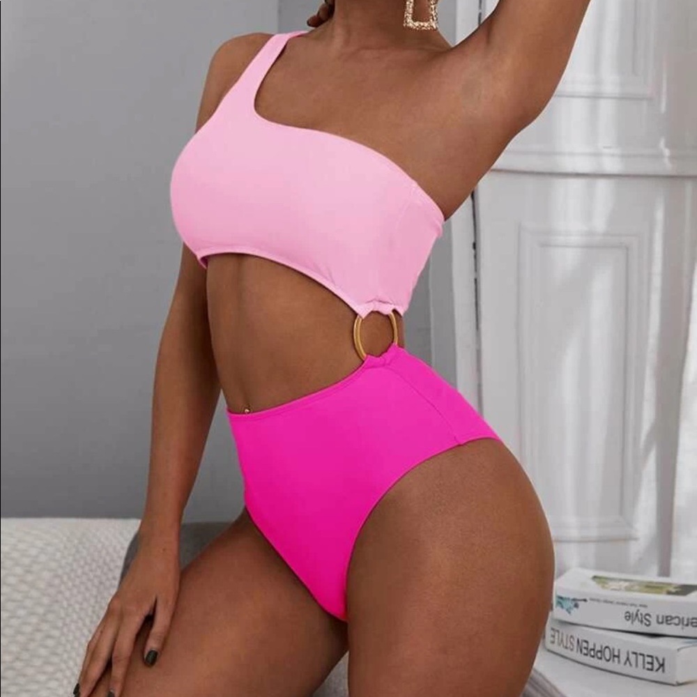 SHEIN Pink One Piece / Bikini LG